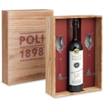 GRAPPA SASSICAIA POLI&FRIENDS CL.50 confezione con calici