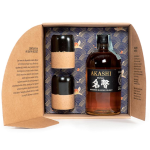 WHISKY AKASHI BLENDED  CL.50 confezione con bicchieri